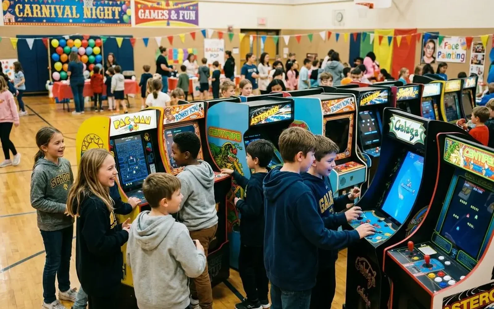 The Arcade Rental website