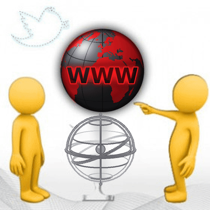 Web Development - rotating WWW globe and armillary sphere